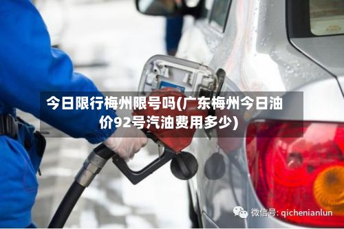 今日限行梅州限号吗(广东梅州今日油价92号汽油费用多少)-第2张图片