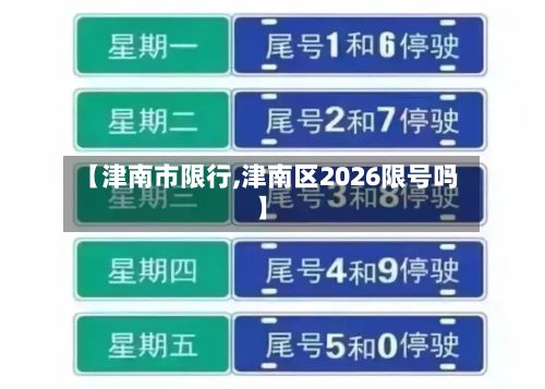【津南市限行,津南区2026限号吗】