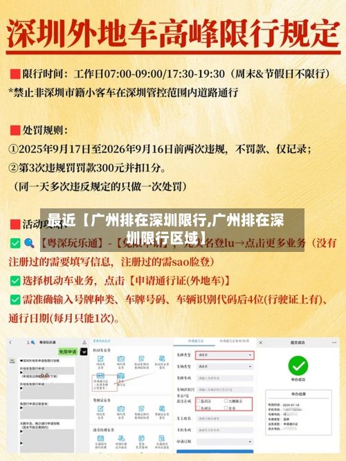 最近【广州排在深圳限行,广州排在深圳限行区域】-第2张图片