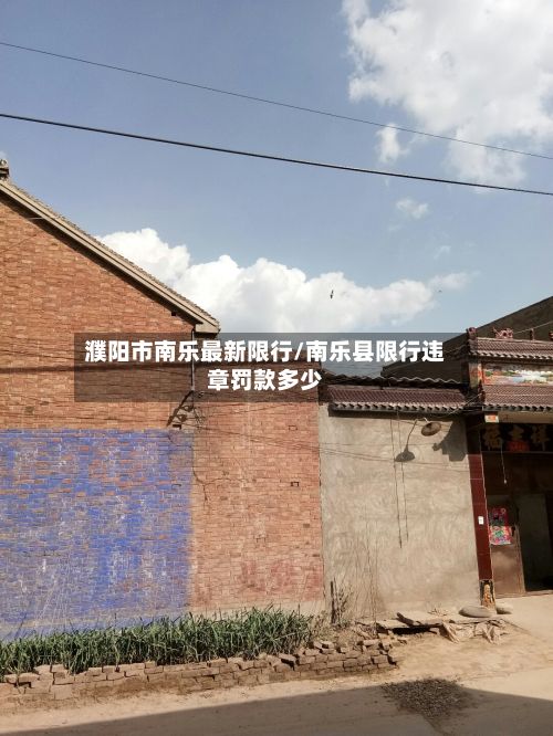 濮阳市南乐最新限行/南乐县限行违章罚款多少-第3张图片