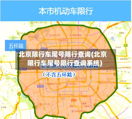 北京限行车尾号限行查询(北京限行车尾号限行查询系统)-第2张图片