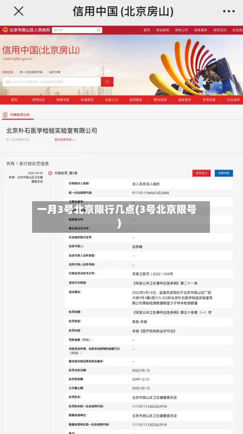一月3号北京限行几点(3号北京限号)-第3张图片
