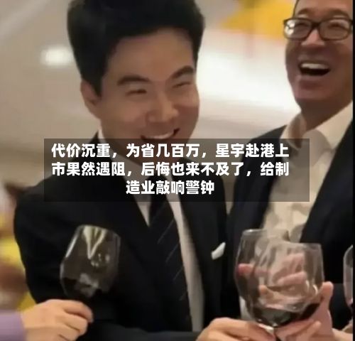 代价沉重	，为省几百万，星宇赴港上市果然遇阻，后悔也来不及了，给制造业敲响警钟-第2张图片