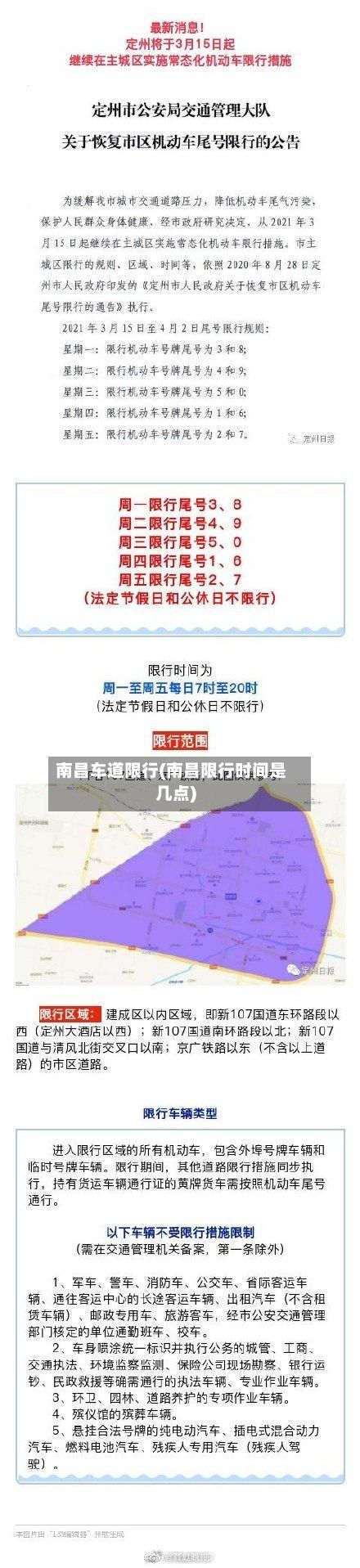 南昌车道限行(南昌限行时间是几点)