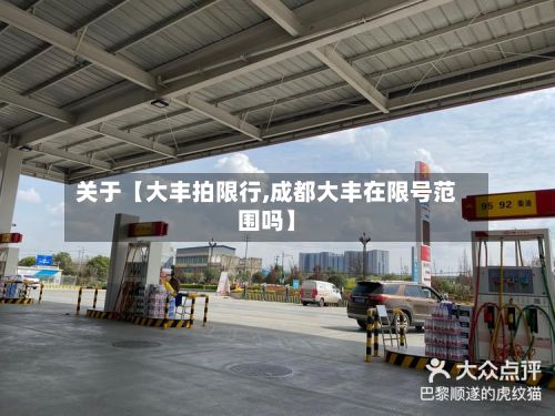 关于【大丰拍限行,成都大丰在限号范围吗】-第2张图片