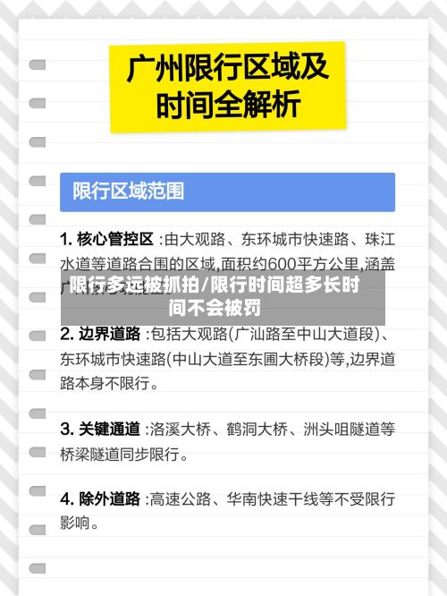 限行多远被抓拍/限行时间超多长时间不会被罚