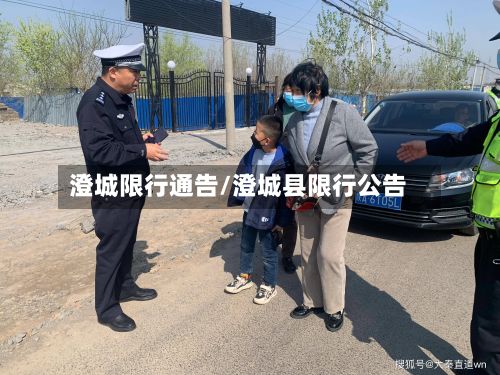 澄城限行通告/澄城县限行公告-第3张图片