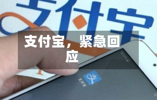 支付宝，紧急回应