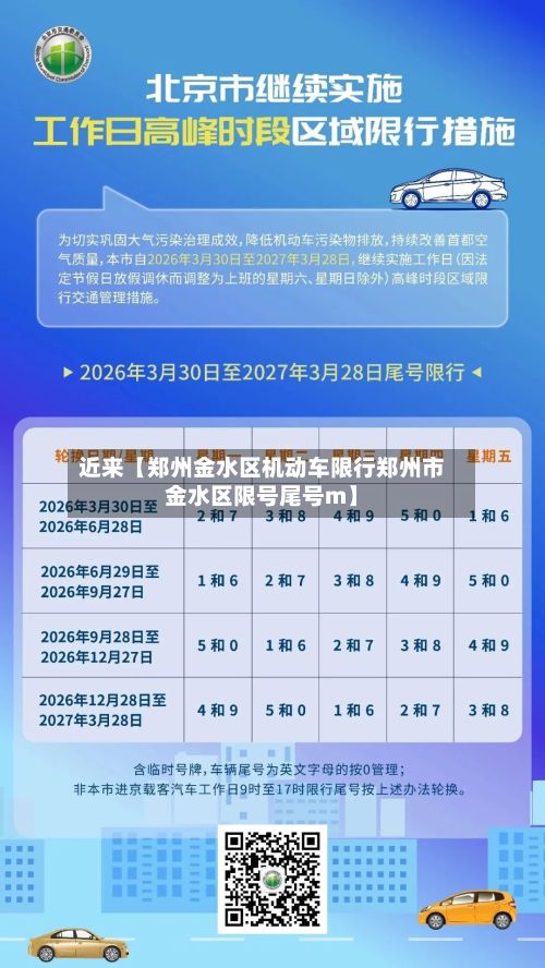 近来【郑州金水区机动车限行郑州市金水区限号尾号m】-第2张图片