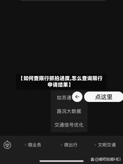 【如何查限行抓拍进度,怎么查询限行申请结果】