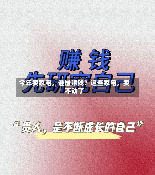 今年卖家电，谁最赚钱？这些家电，卖不动了