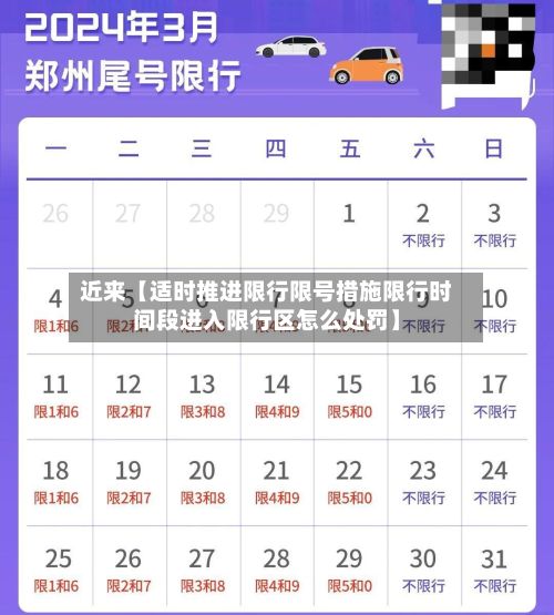 近来【适时推进限行限号措施限行时间段进入限行区怎么处罚】