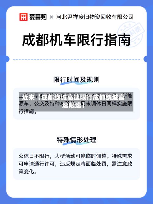 近来【成都绕城高速限行成都绕城高速限速】-第3张图片