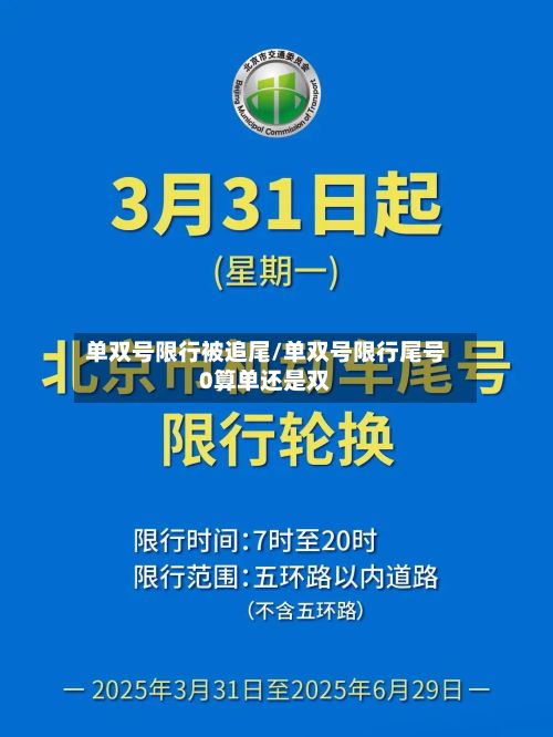 单双号限行被追尾/单双号限行尾号0算单还是双-第3张图片