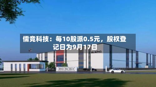 儒竞科技：每10股派0.5元，股权登记日为9月17日-第3张图片