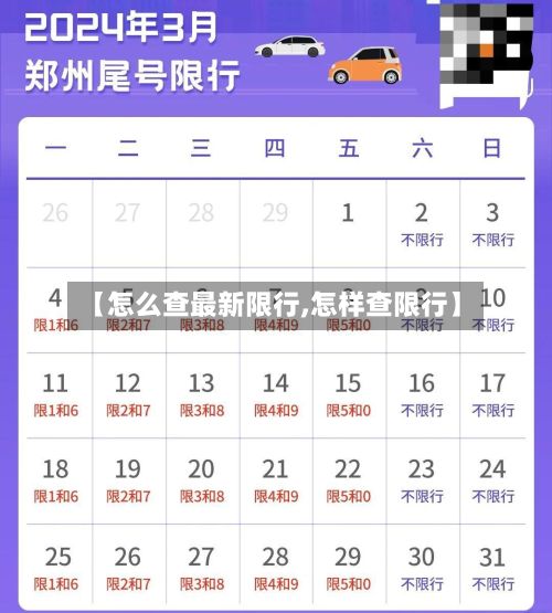 【怎么查最新限行,怎样查限行】-第2张图片