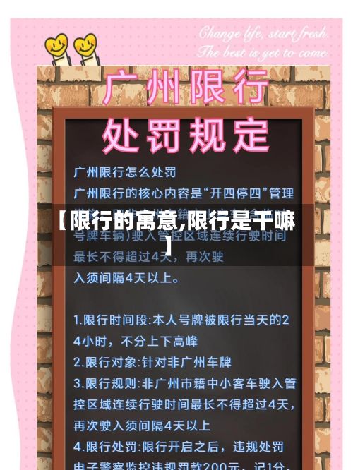【限行的寓意,限行是干嘛】