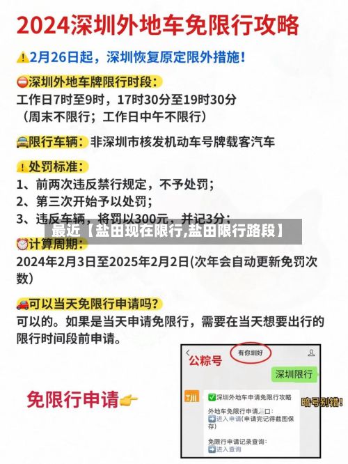 最近【盐田现在限行,盐田限行路段】