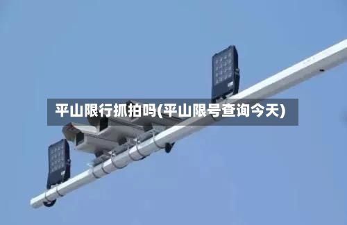 平山限行抓拍吗(平山限号查询今天)-第2张图片