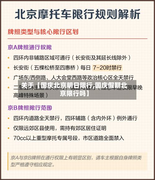 关于【国庆北京明日限行,国庆假期北京限行吗】-第2张图片