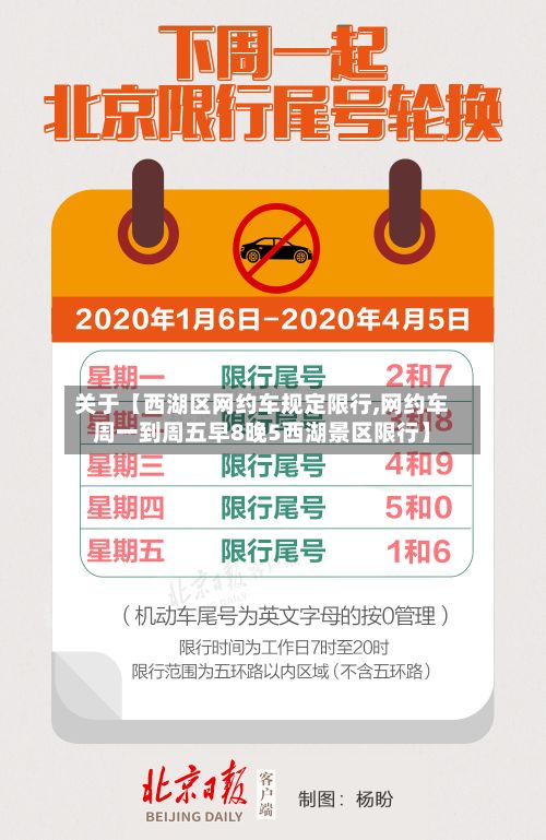 关于【西湖区网约车规定限行,网约车周一到周五早8晚5西湖景区限行】