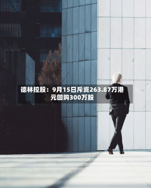 德林控股:9月15日斥资263.87万港元回购300万股