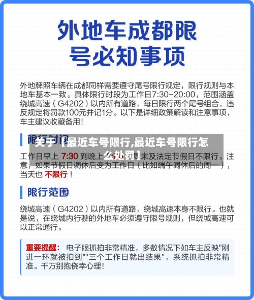 关于【最近车号限行,最近车号限行怎么处罚】