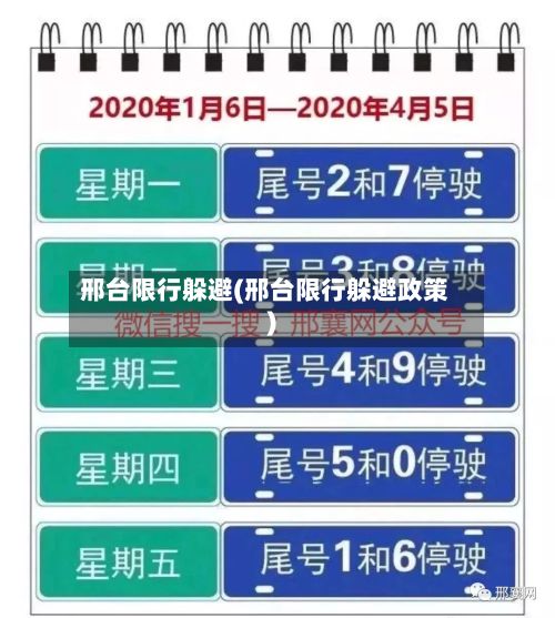 邢台限行躲避(邢台限行躲避政策)