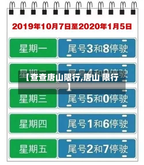 【查查唐山限行,唐山 限行】-第2张图片