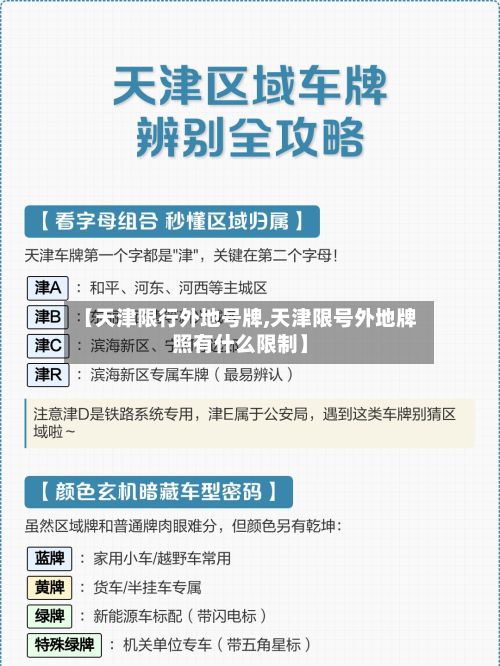 【天津限行外地号牌,天津限号外地牌照有什么限制】