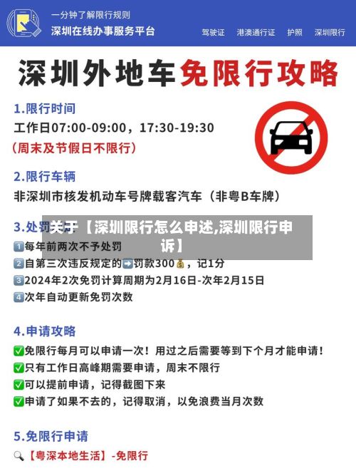 关于【深圳限行怎么申述,深圳限行申诉】-第2张图片