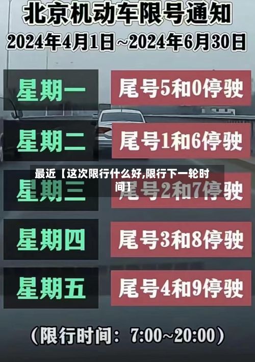 最近【这次限行什么好,限行下一轮时间】