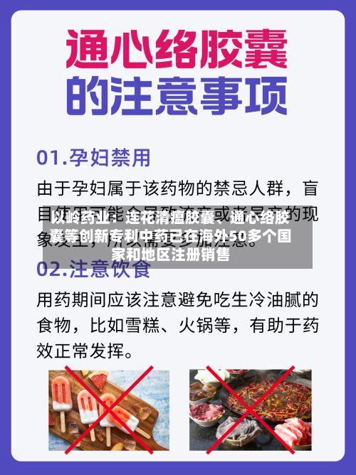 以岭药业：连花清瘟胶囊、通心络胶囊等创新专利中药已在海外50多个国家和地区注册销售-第2张图片