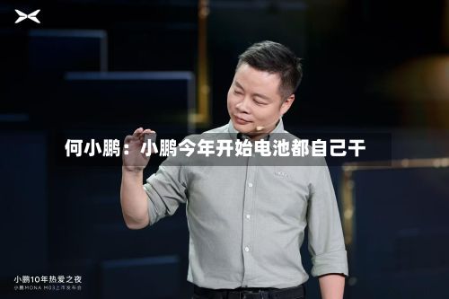 何小鹏：小鹏今年开始电池都自己干