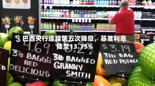 巴西央行连续第五次降息，基准利率降至13.75%-第2张图片