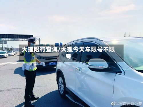 大理限行查询/大理今天车限号不限号-第2张图片