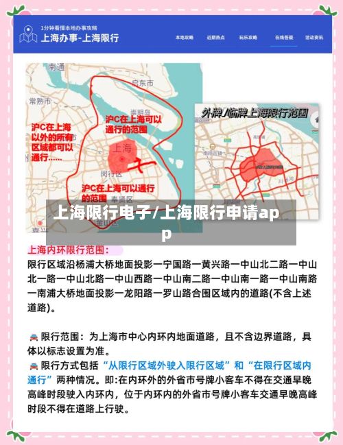 上海限行电子/上海限行申请app