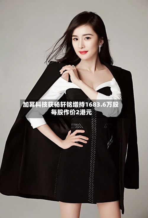加幂科技获杨轩铭增持1683.6万股 每股作价2港元-第1张图片