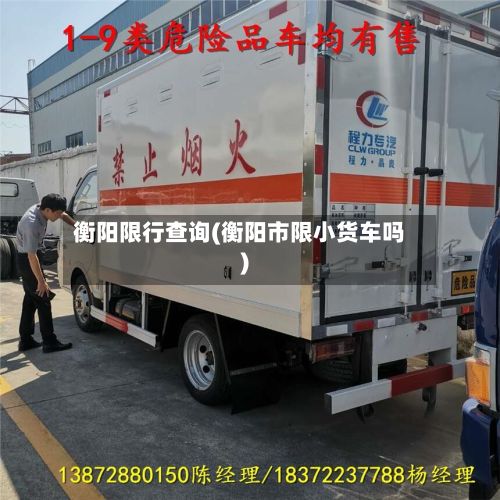 衡阳限行查询(衡阳市限小货车吗)-第2张图片