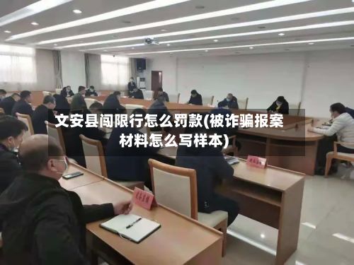 文安县闯限行怎么罚款(被诈骗报案材料怎么写样本)
