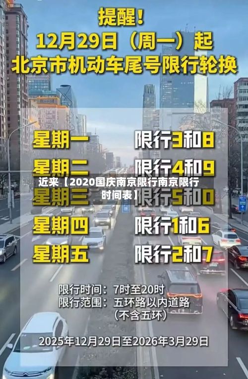 近来【2020国庆南京限行南京限行时间表】-第3张图片