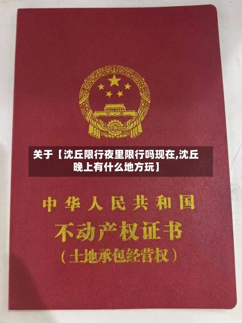 关于【沈丘限行夜里限行吗现在,沈丘晚上有什么地方玩】-第2张图片