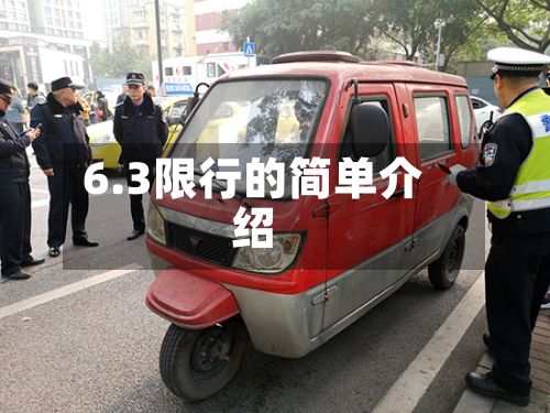 6.3限行的简单介绍