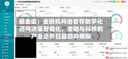 郦金梁：金融机构由留存数字化迈向决策智能化，金融与科技的产业边界日益趋向模糊