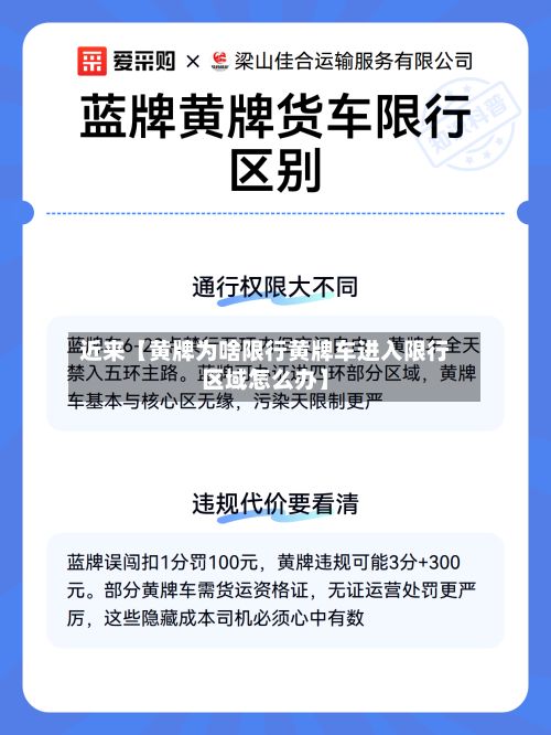 近来【黄牌为啥限行黄牌车进入限行区域怎么办】