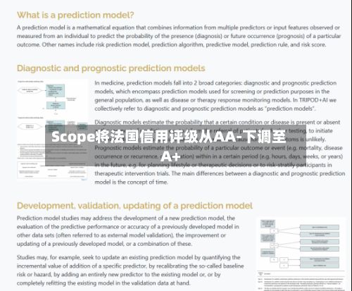 Scope将法国信用评级从AA-下调至A+