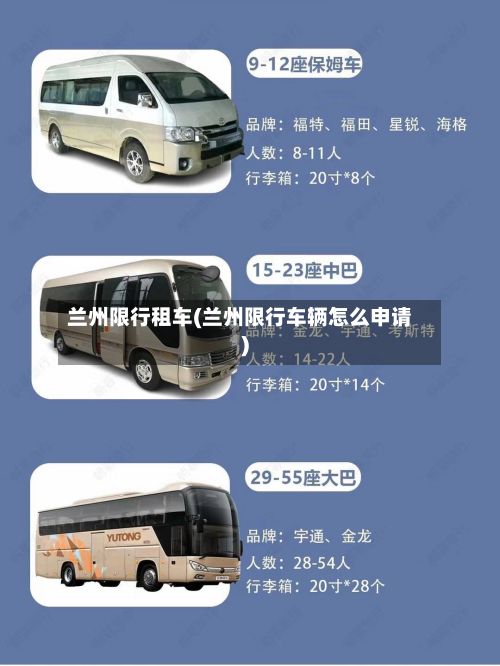 兰州限行租车(兰州限行车辆怎么申请)-第3张图片