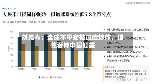 刘元春：全球不平衡被过度炒作，理性看待中国顺差-第2张图片