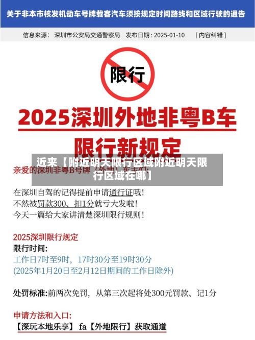 近来【附近明天限行区域附近明天限行区域在哪】-第2张图片