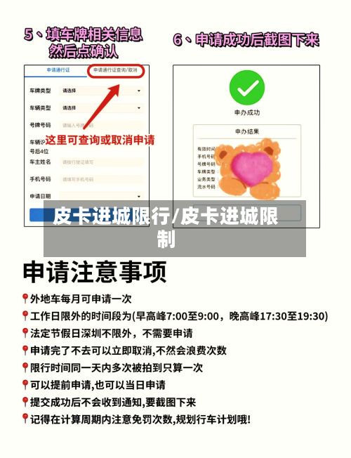 皮卡进城限行/皮卡进城限制